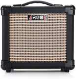 AROMA AG-10 10 Watt Portable Electric Guitar Amplifier, AC Adapter and Battery Operated