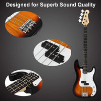 Deviser Bass Guitar LB-1 Sunburst - Instruments Express