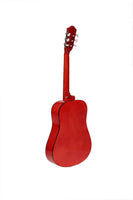 Affordable Classical Guitar Red Color - instruments-express.com 